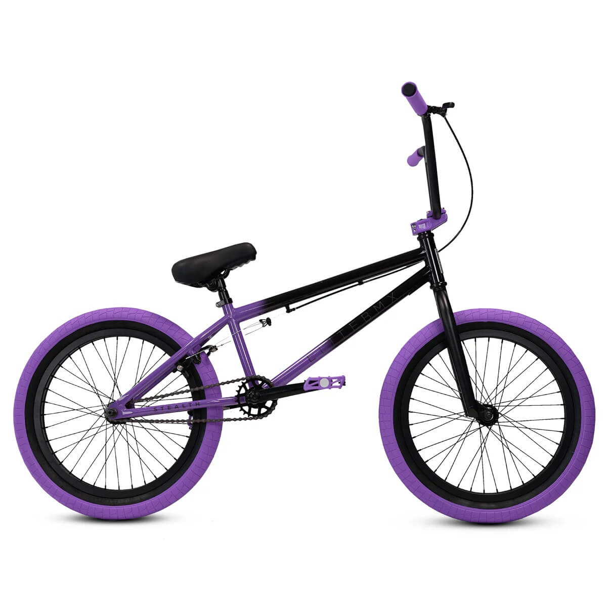 2025 Elite BMX STEALTH 20" Freestyle Hi-Tensile Steel BMX Bike