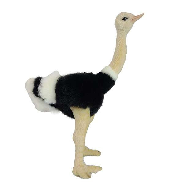 Hansa Creations OSTRICH 12.8"H Handcrafted Stuffed Animal Toy, 3630