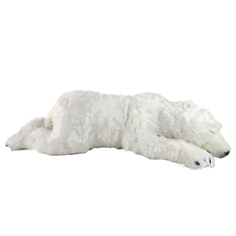 Hansa Creations POLAR CUB 41" L Sleeping Bear Stuffed Animal 4043