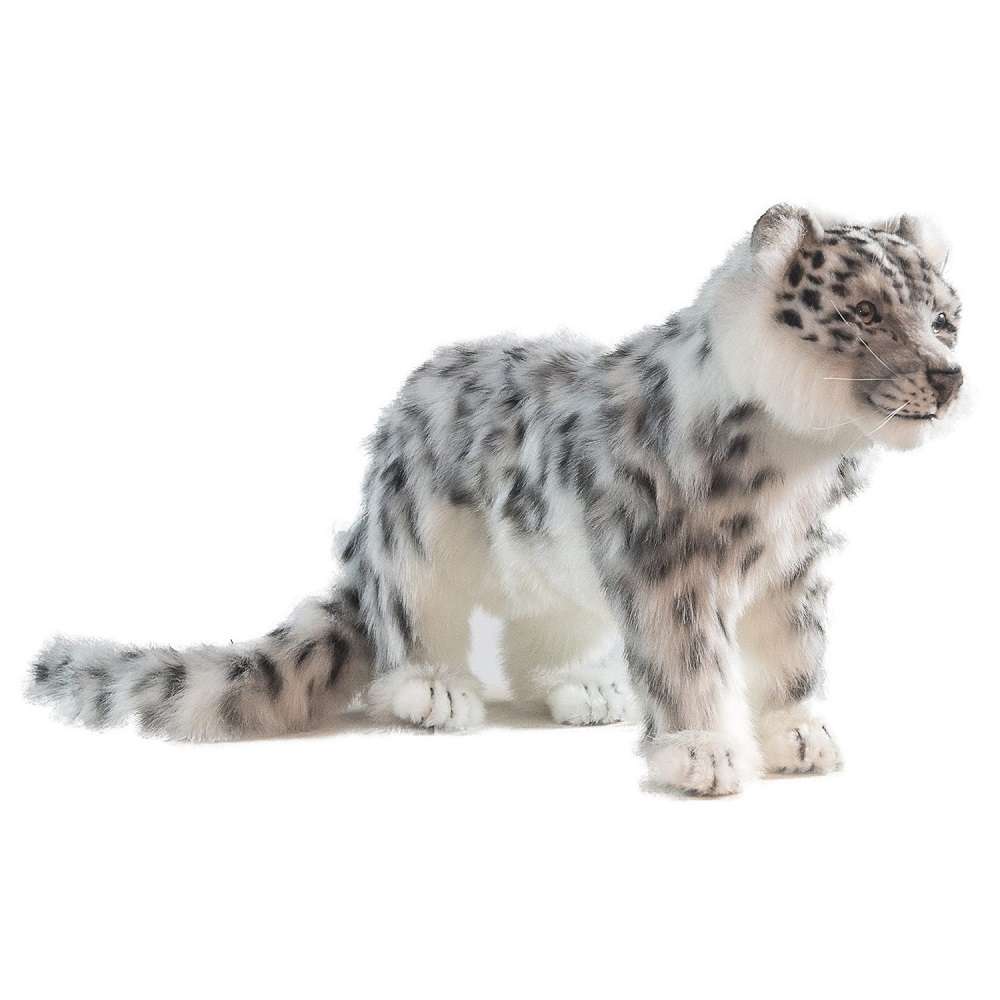 Hansa Creations STANDING SNOW LEOPARD 30"L Stuffed Animal Toy, 6514