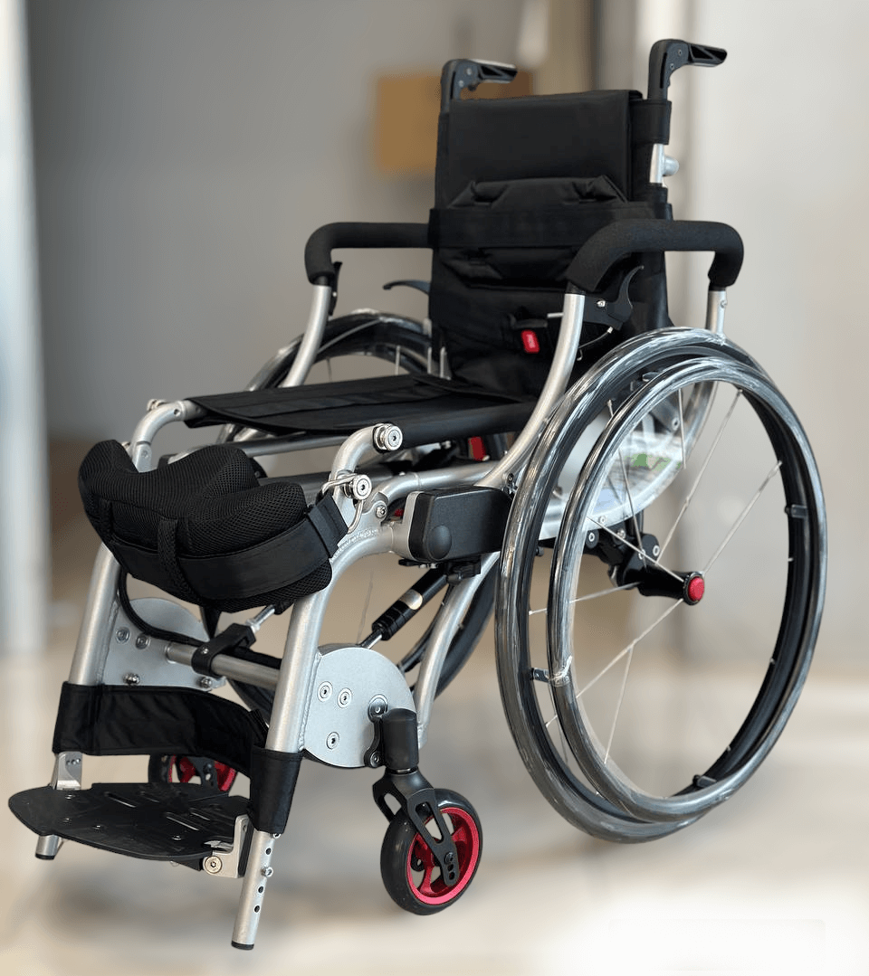 Leo II Lightest Standing Portable Manual Wheelchair