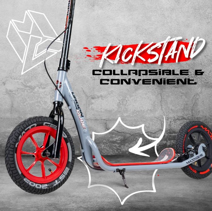 Madd Gear URBAN GLIDE 300 Complete Body-Powered Kick Commuter Scooter