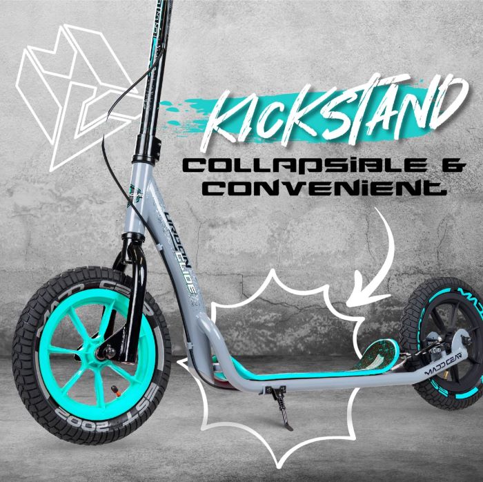 Madd Gear URBAN GLIDE 300 Complete Body-Powered Kick Commuter Scooter