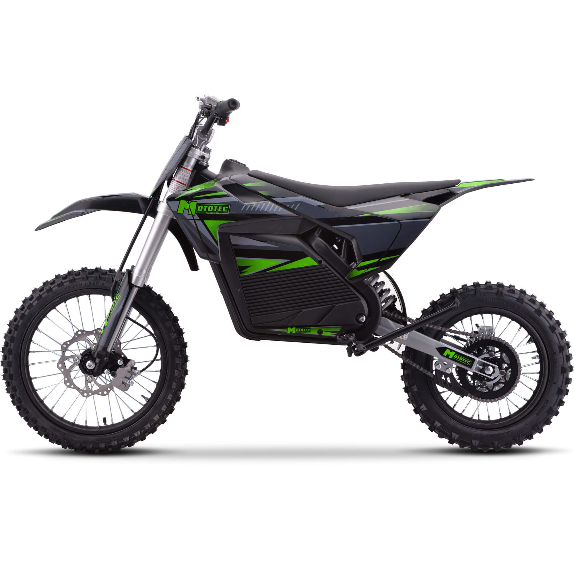 MotoTec 5000W 72V PRO Kids' Suspension Lithium Electric Dirt Bike