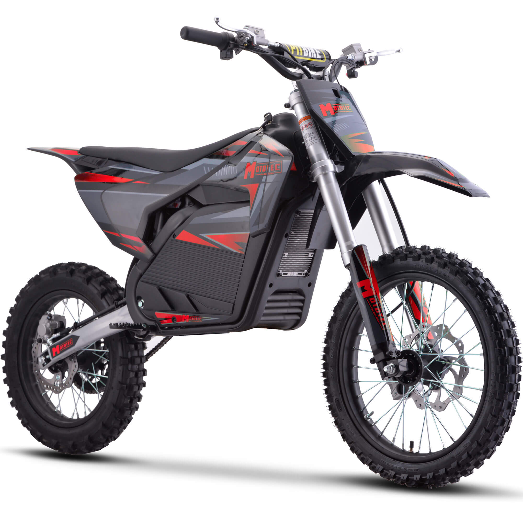 MotoTec 5000W 72V PRO Kids' Suspension Lithium Electric Dirt Bike