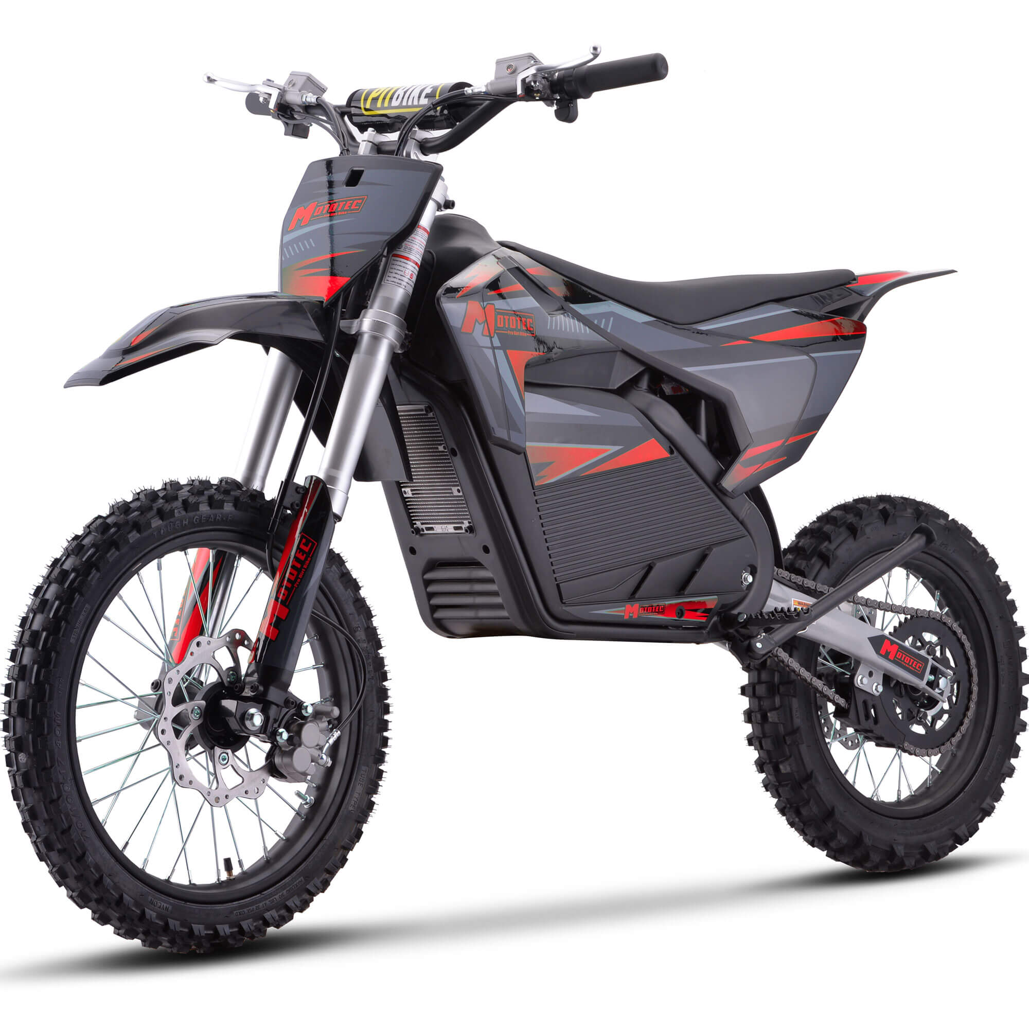 MotoTec 5000W 72V PRO Kids' Suspension Lithium Electric Dirt Bike