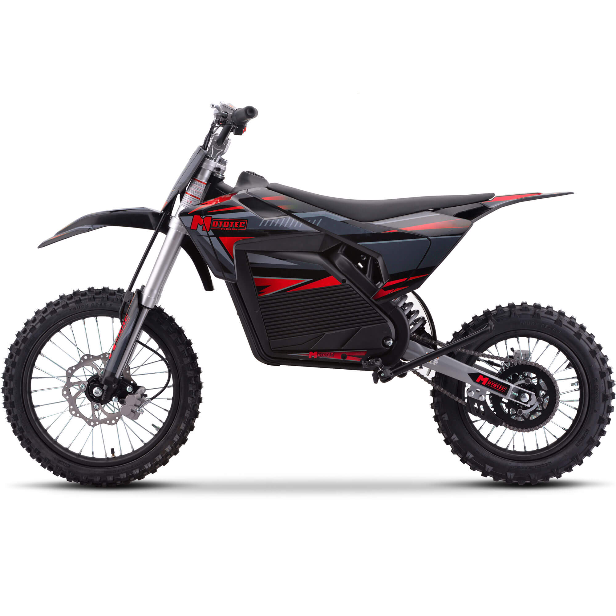 MotoTec 5000W 72V PRO Kids' Suspension Lithium Electric Dirt Bike