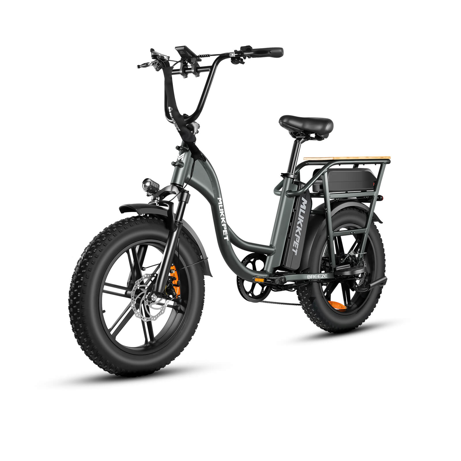 2024 Mukkpet BREEZE 750W 48V Suspension Step-Through Fat Tire Electric Bike