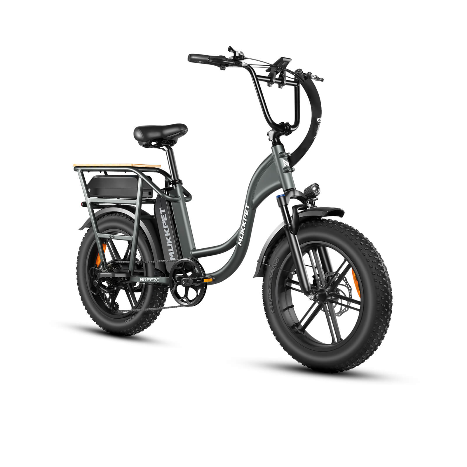 2024 Mukkpet BREEZE 750W 48V Suspension Step-Through Fat Tire Electric Bike