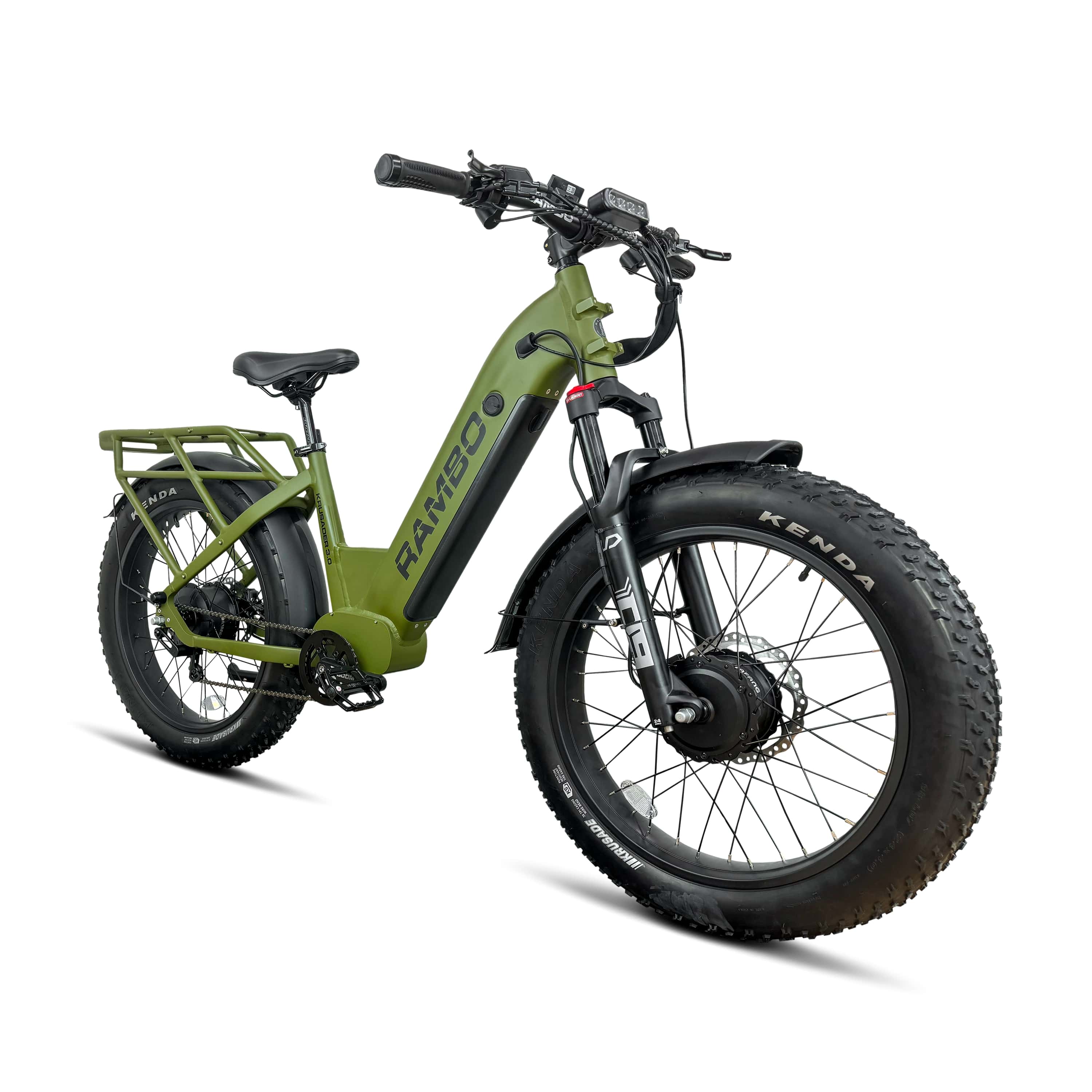 2024 Rambo KRUSADER 3.0 Dual 500W AWD Fat Tire Electric Bike