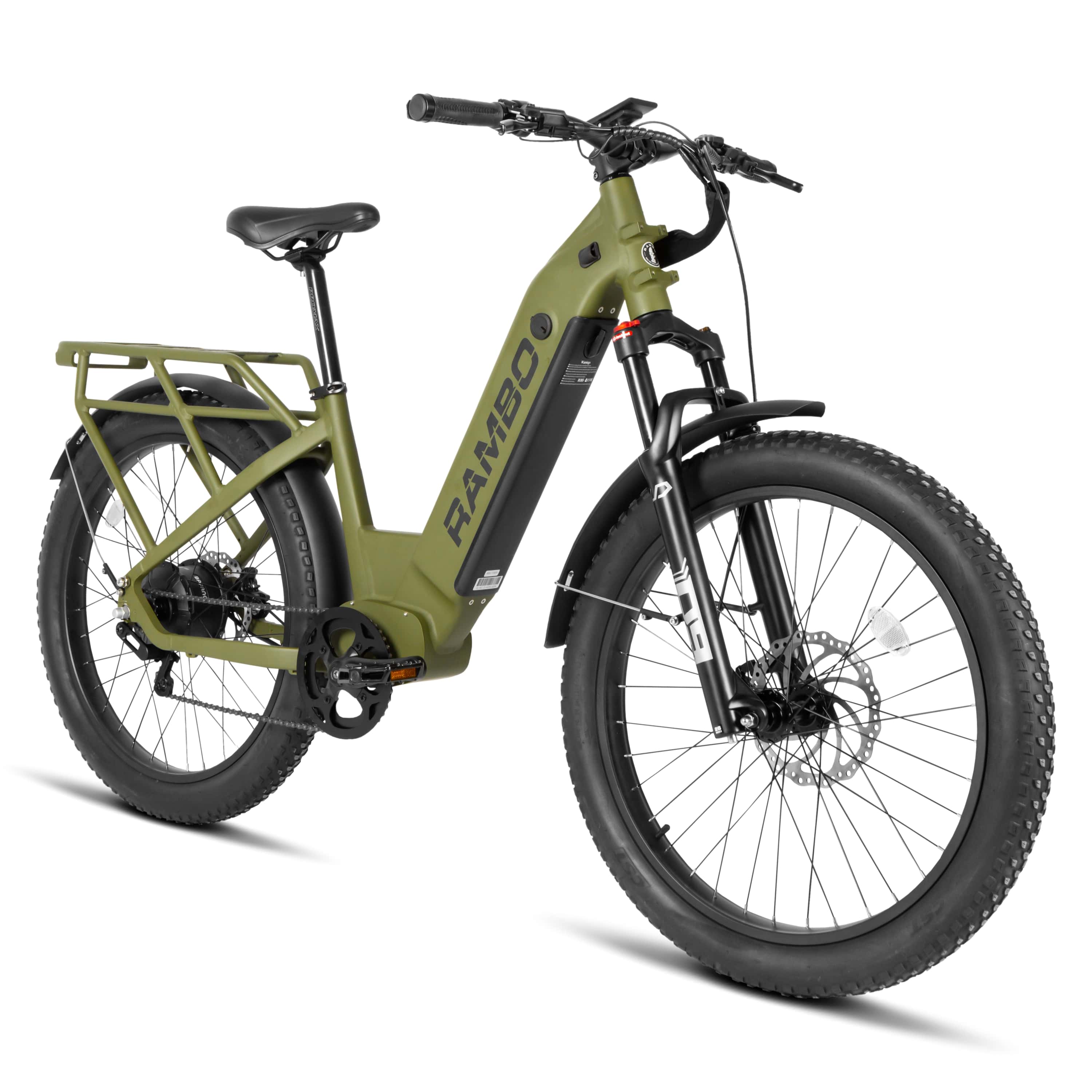 2024 Rambo NOMAD 2.0 1000W Bafang Hub Drive Step Through Electric Bike