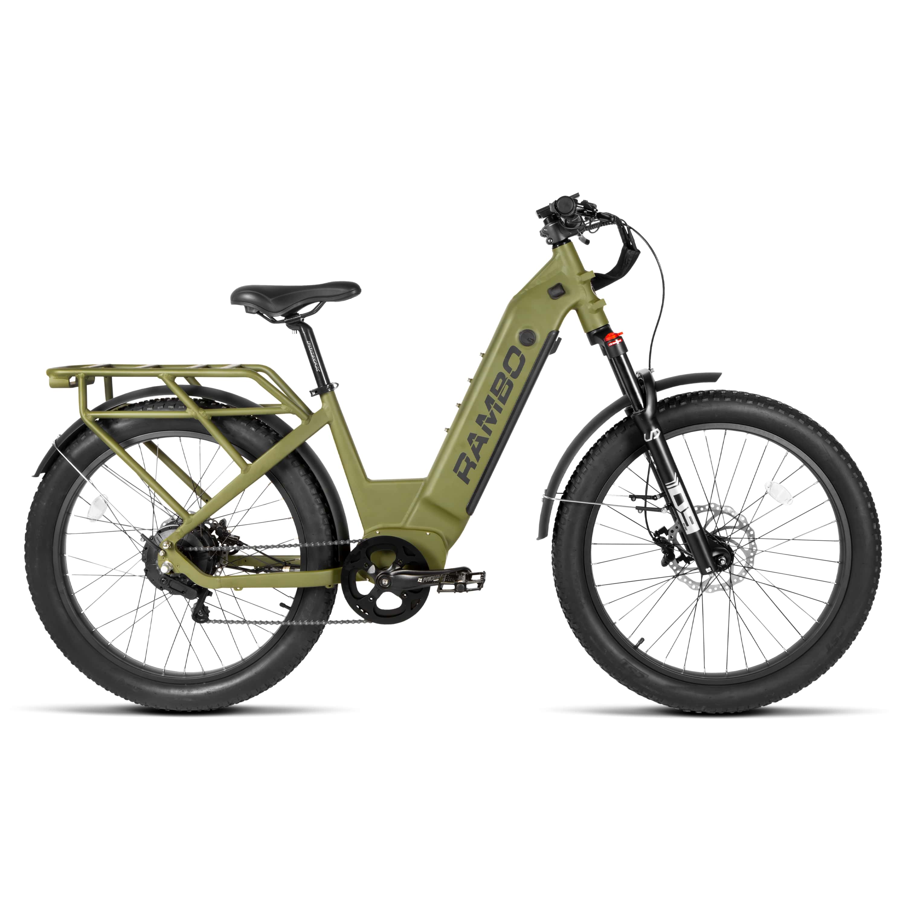 2024 Rambo NOMAD 2.0 1000W Bafang Hub Drive Step Through Electric Bike