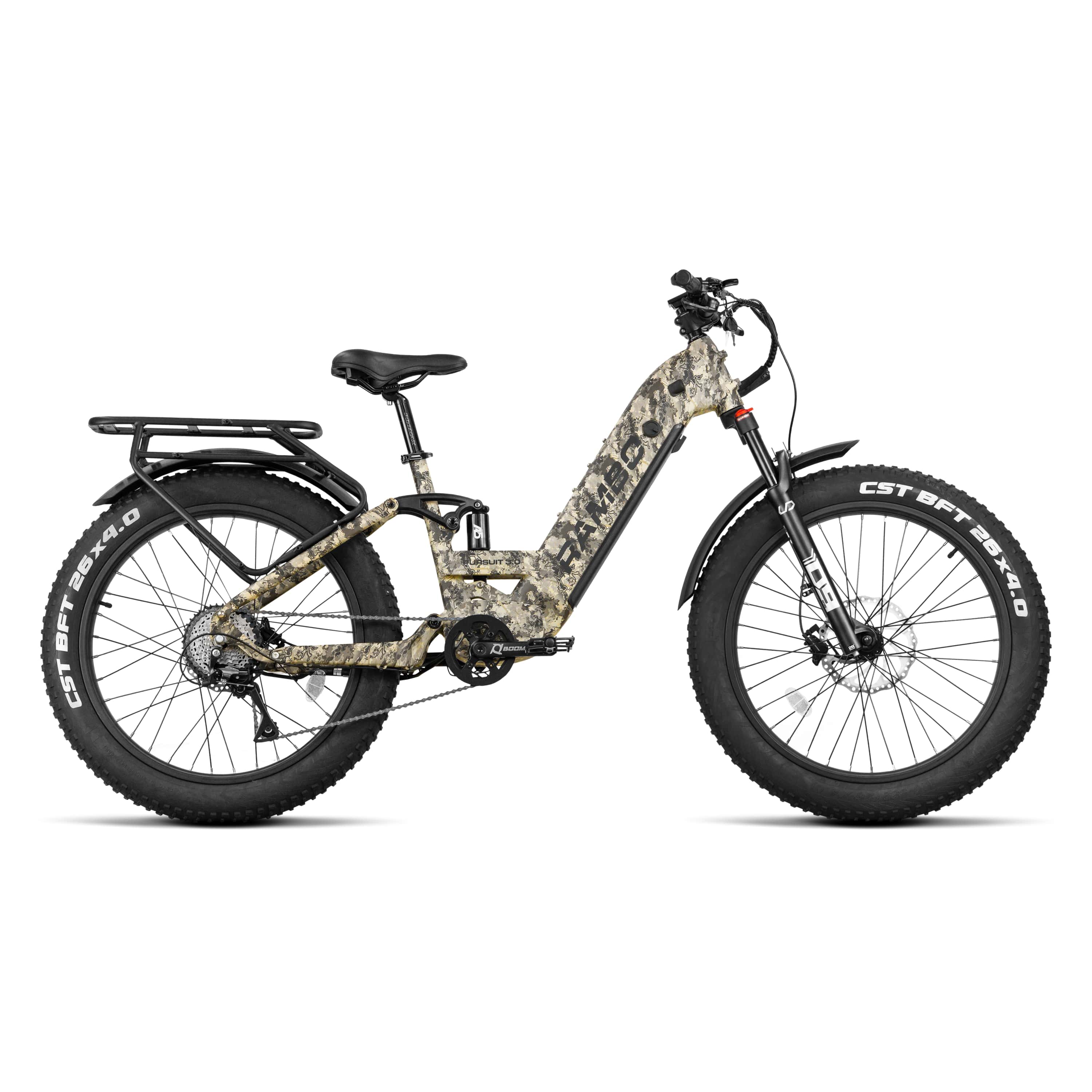 2024 Rambo PURSUIT 3.0 1000W Hub Drive Step-Thru Fat Tire Electric Mountain Bike