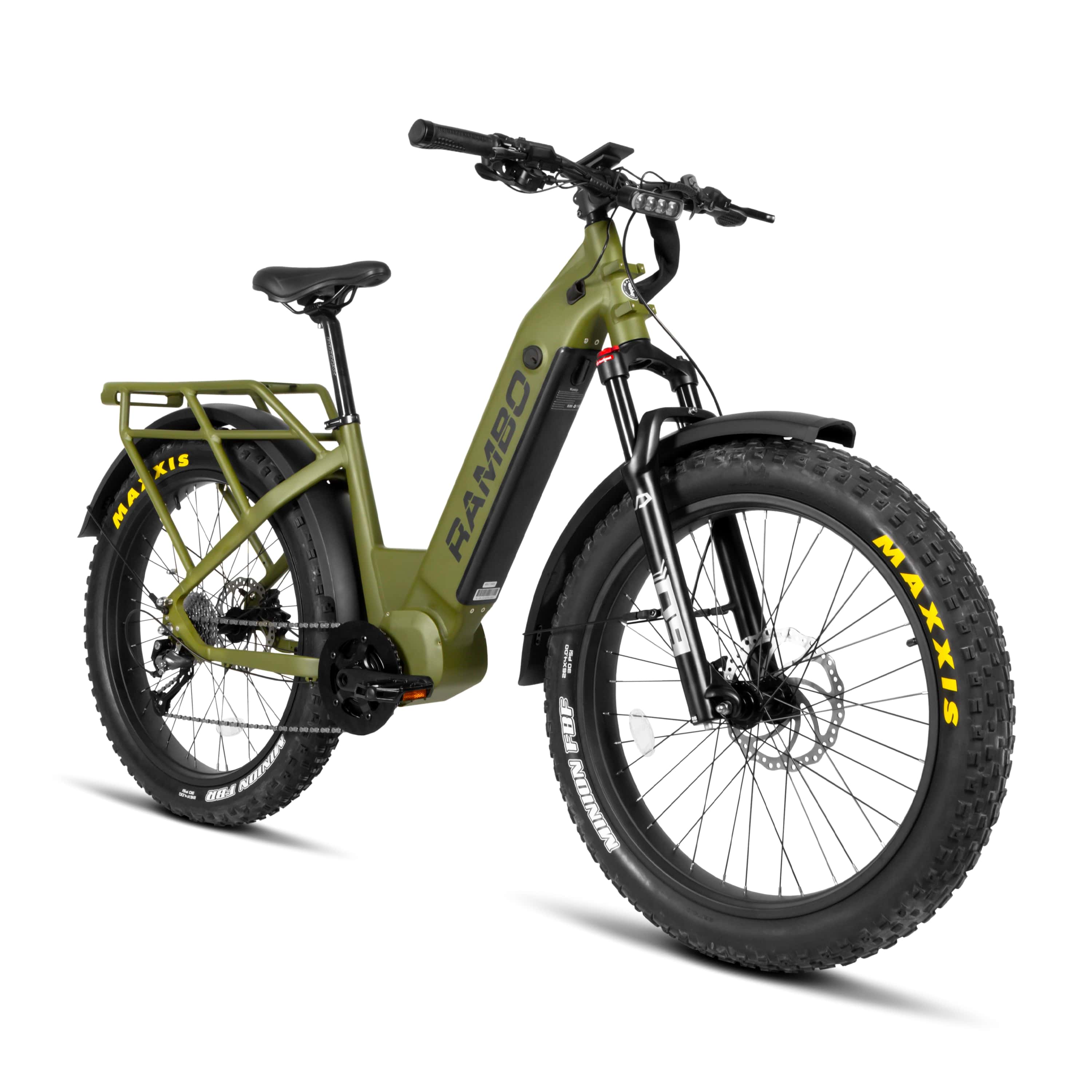 2024 Rambo REBEL 2.0 1000W BBSHD Mid Drive Fat Tire Electric Bike