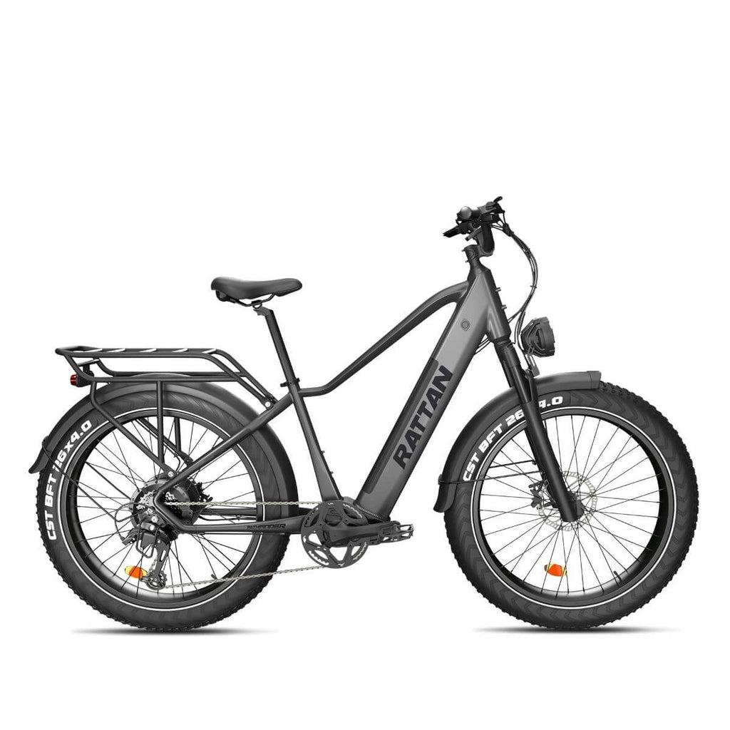 2024 Rattan PATHFINDER 750W 48V Aluminum Suspension Fat Tire Electric Bike