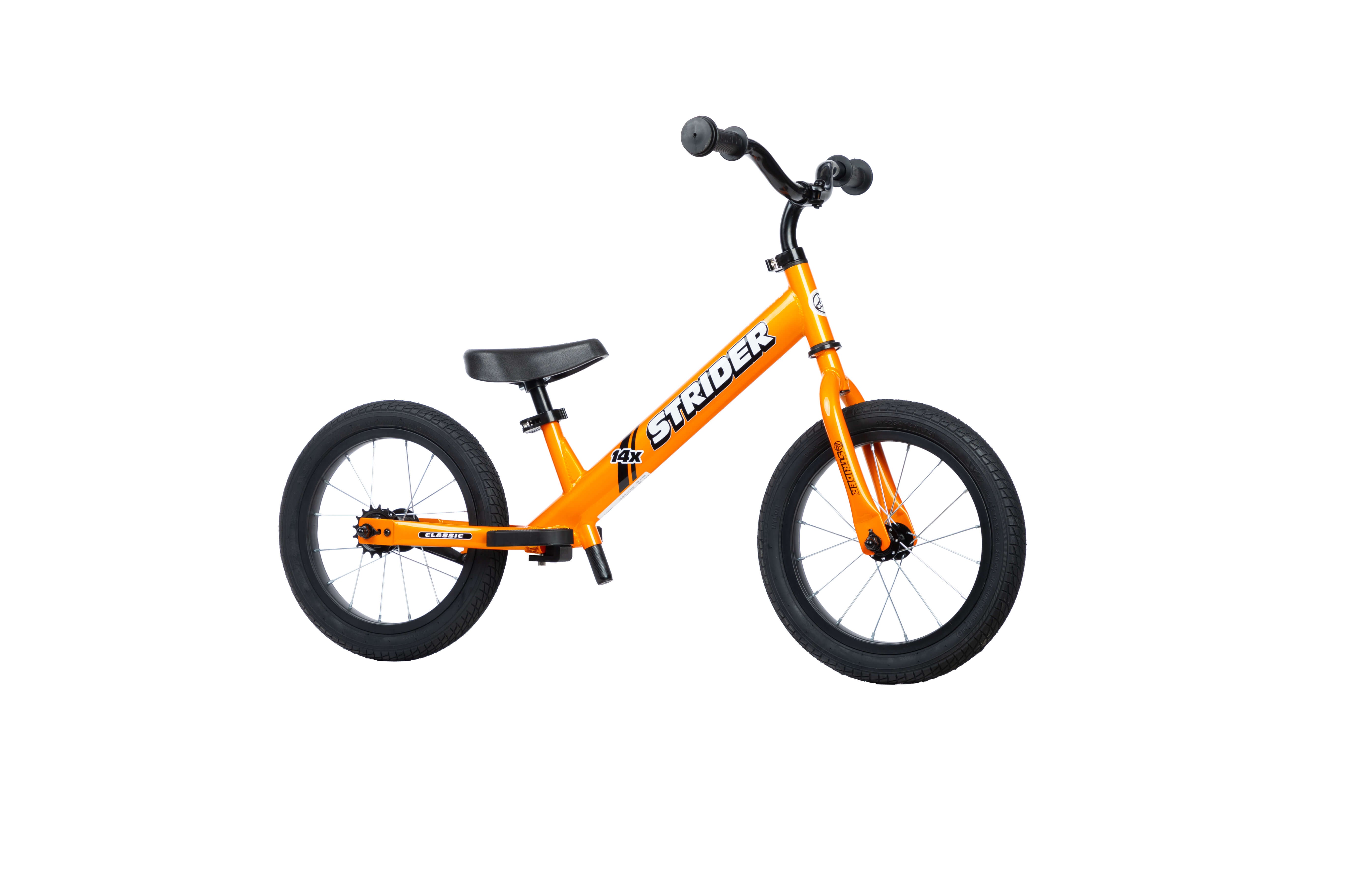 Strider 14x CLASSIC 2-in-1 Kids Balance Bike, 90% Assembled - Upzy.com