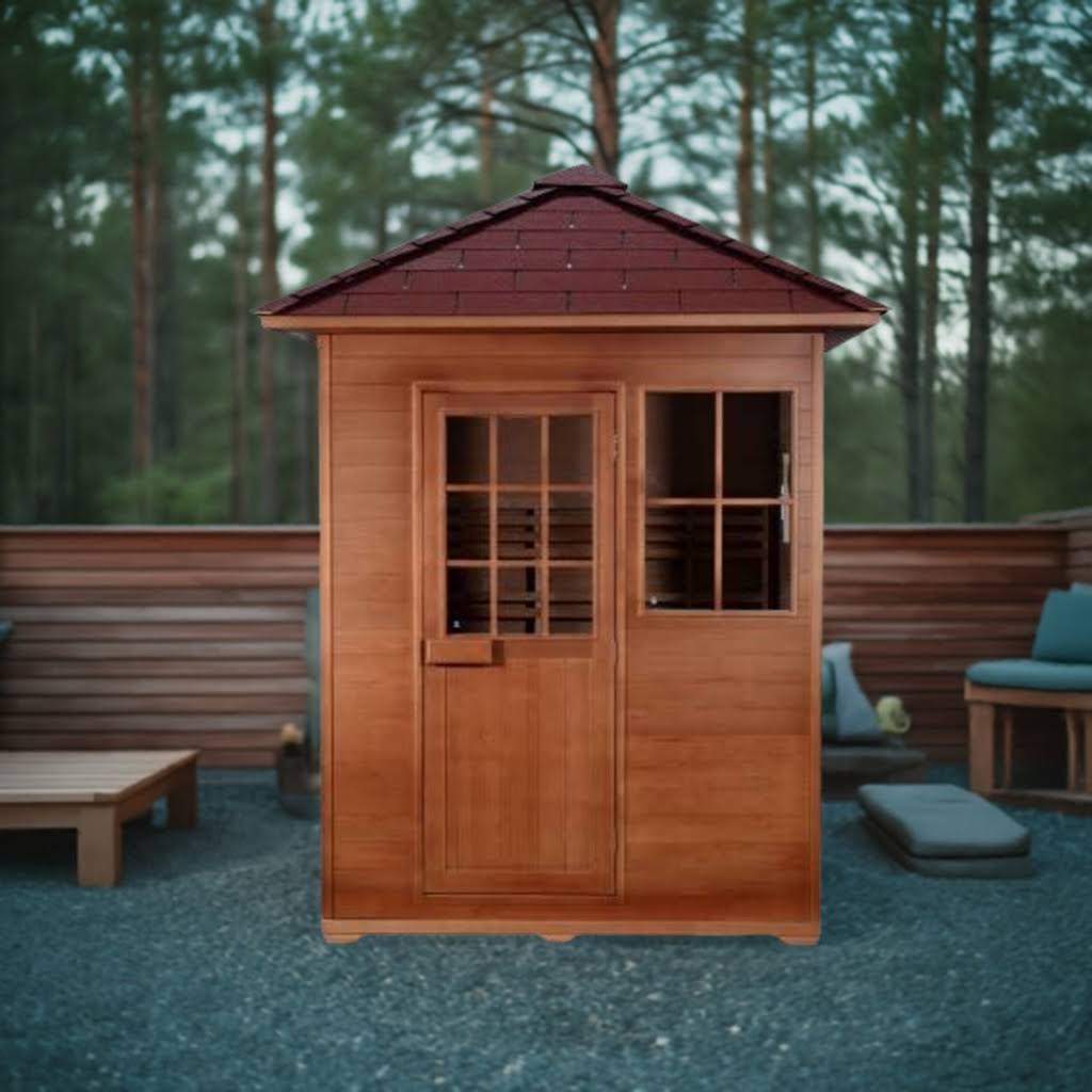 Sunray HL300D1 FREEPORT Canadian Hemlock 3 Person Outdoor Traditional Sauna