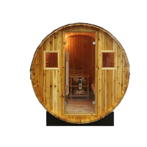 Sunray 400SH GALLEY 4 Person Traditional Barrel Sauna