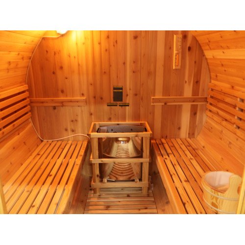 Sunray 400SH GALLEY 4 Person Traditional Barrel Sauna