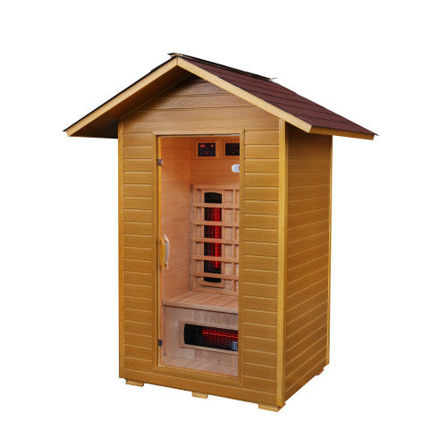 Sunray HL200D3 BURLINGTON 1900W Canadian Hemlock 2 Person Outdoor Sauna