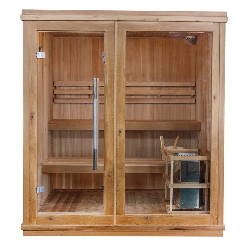 Sunray HL400TN CHARLESTON Canadian Hemlock 4 Person Traditional Sauna