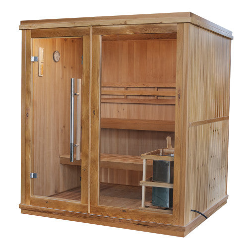 Sunray HL400TN CHARLESTON Canadian Hemlock 4 Person Traditional Sauna