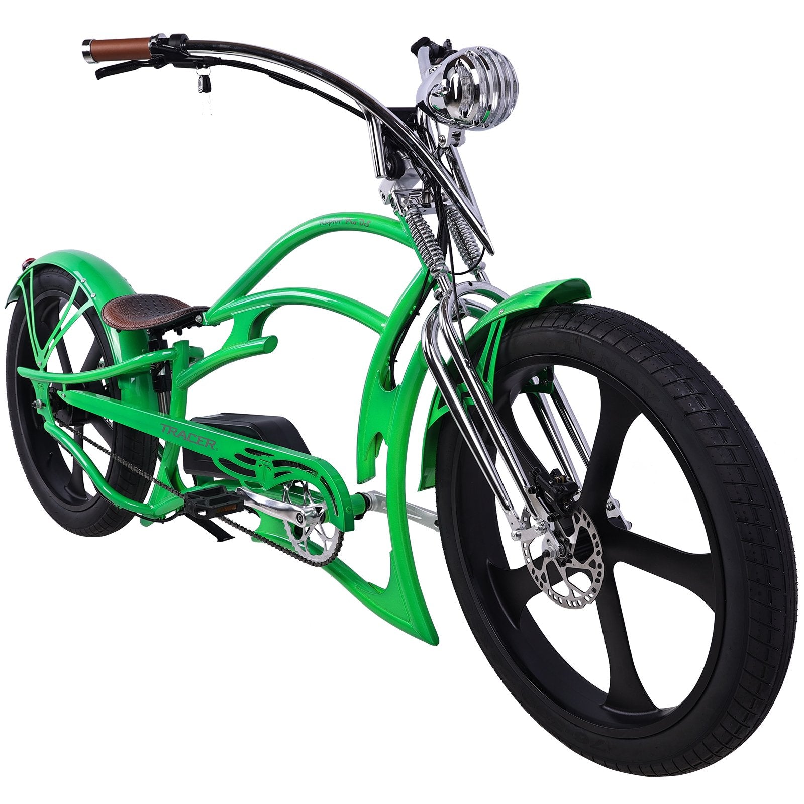 Tracer 26" RAPTOR PRO DS 800W 48V Stretch Cruiser Electric Bike