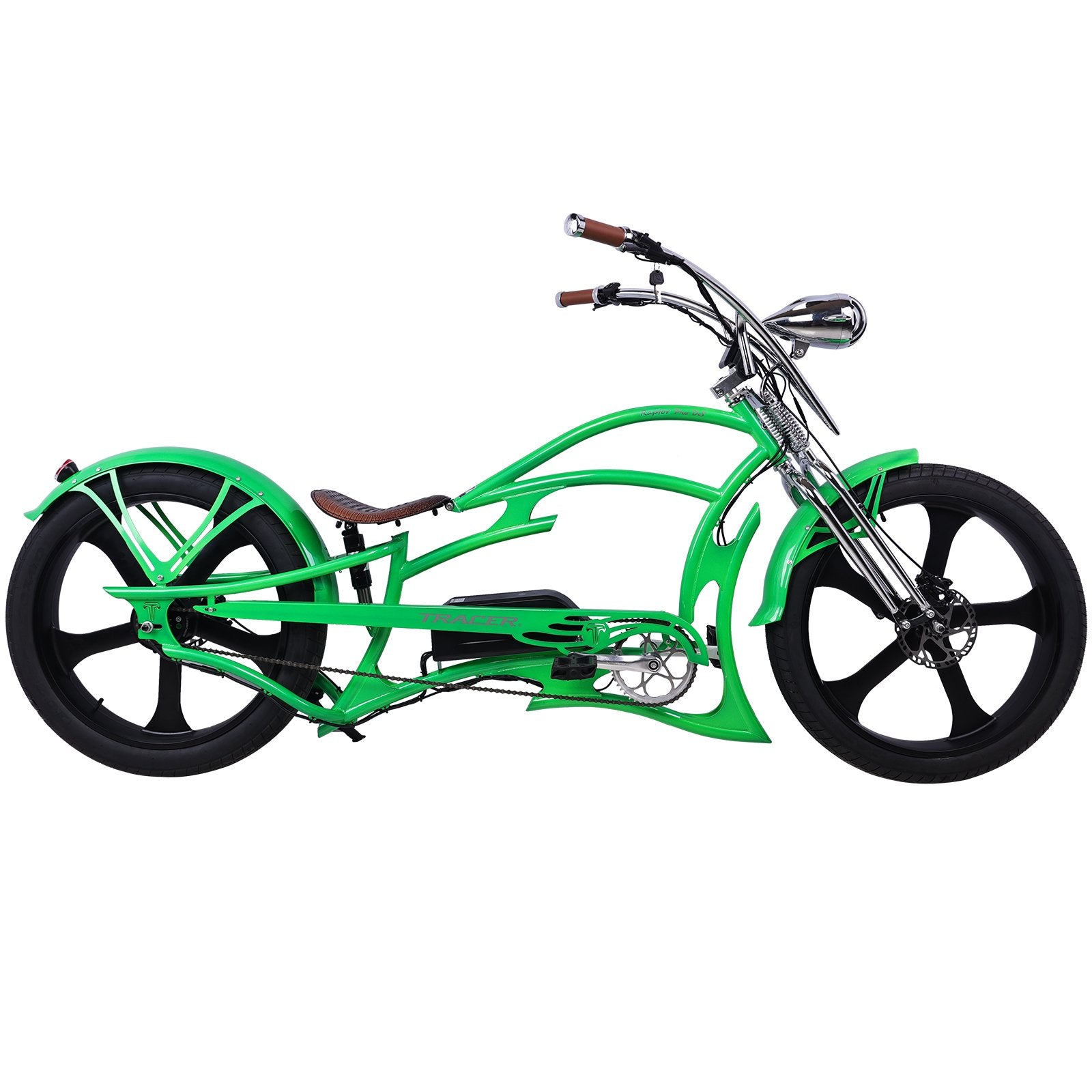 Tracer 26" RAPTOR PRO DS 800W 48V Stretch Cruiser Electric Bike