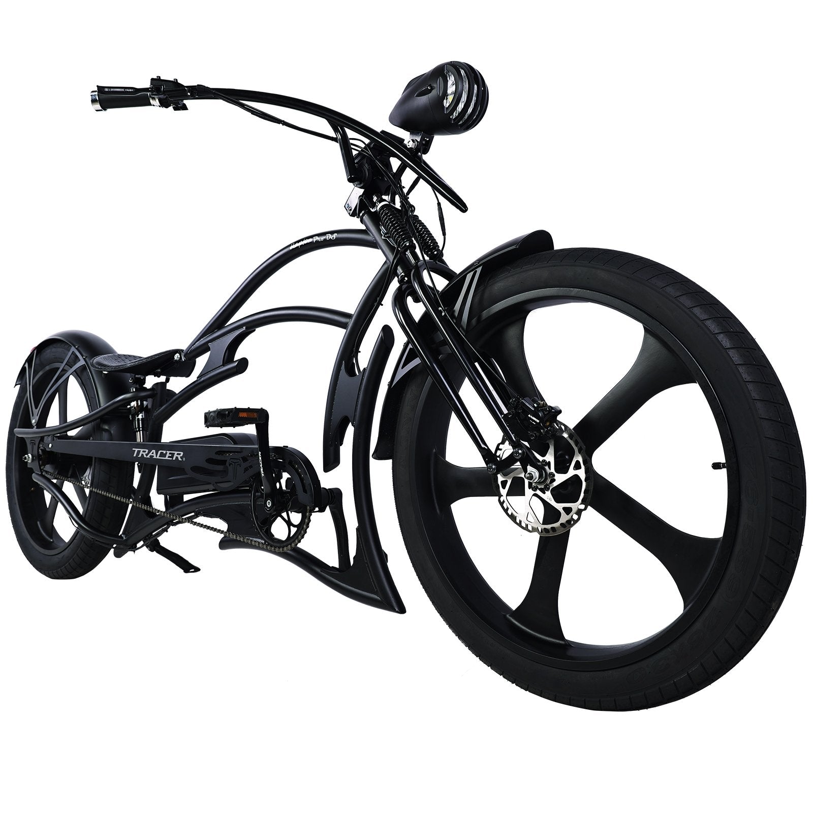 Tracer 26" RAPTOR PRO DS 800W 48V Stretch Cruiser Electric Bike