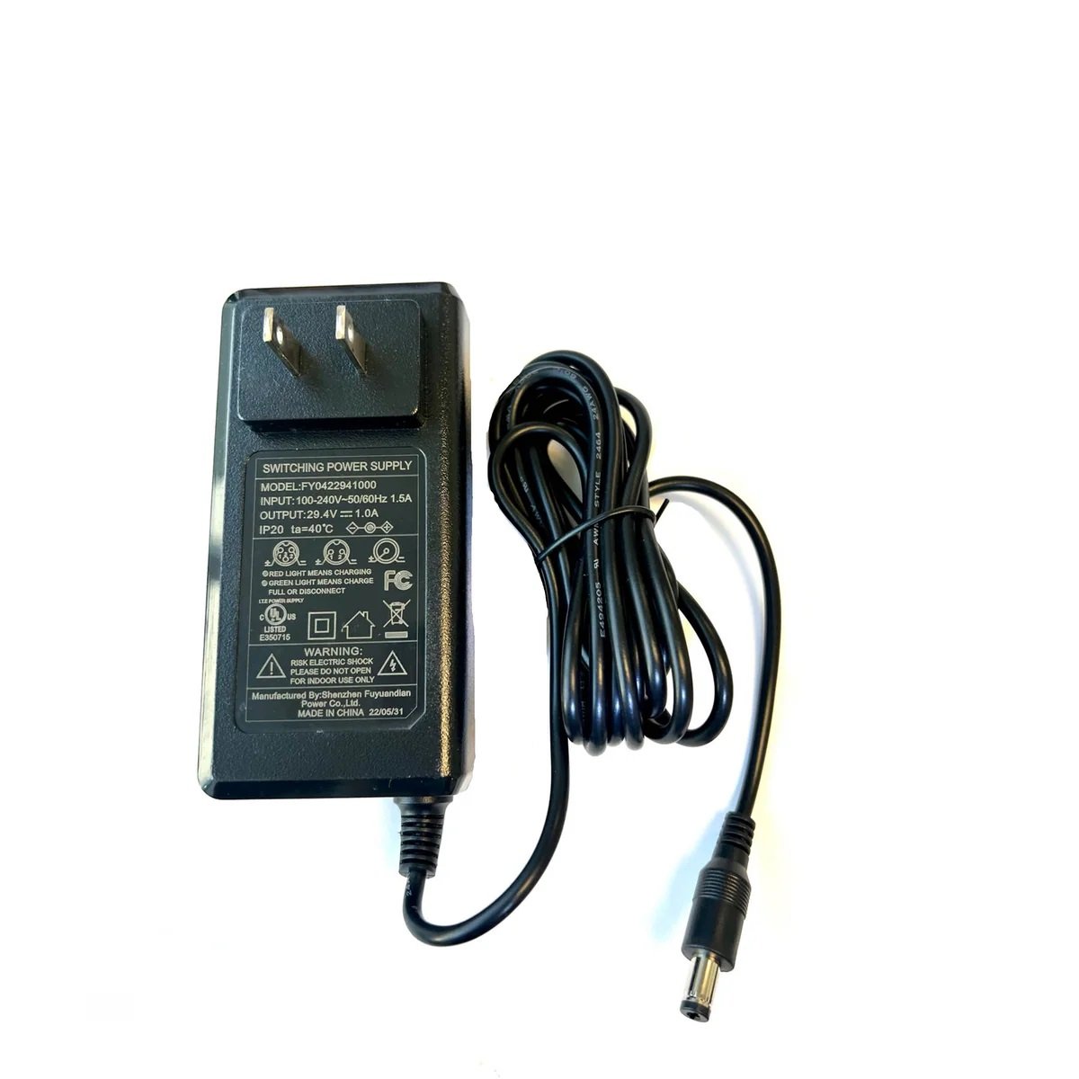 Voltaic Replacement BATTERY CHARGER for Lion, Lion Pro And Cub Kids Electric Balance Bikes