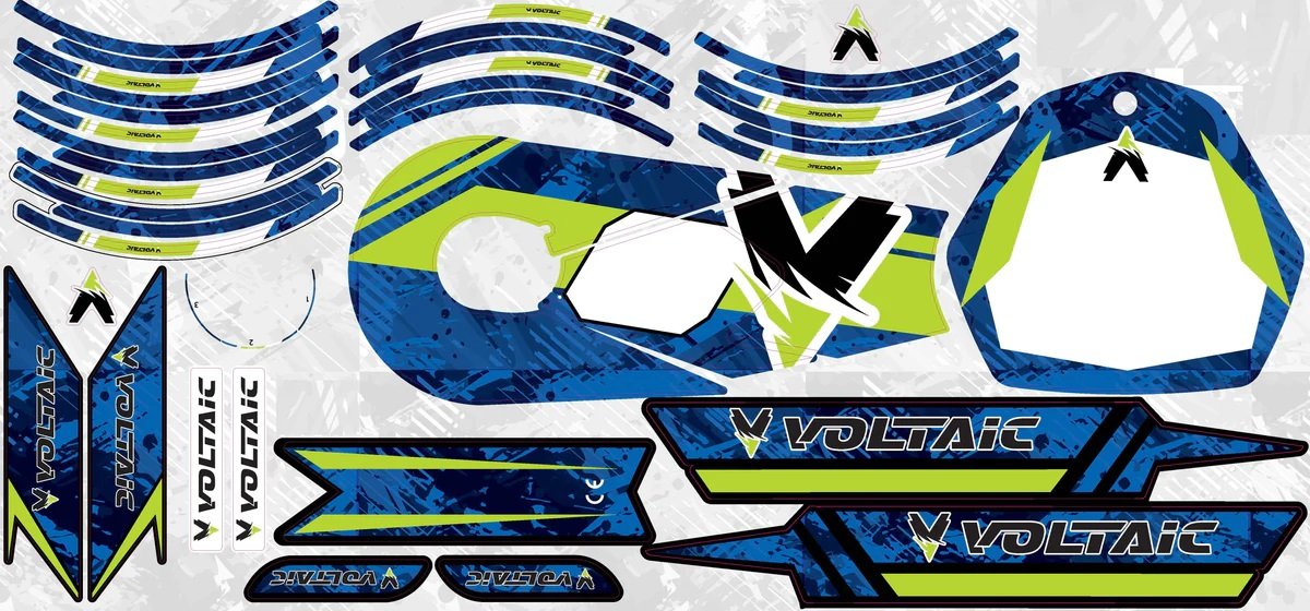 Voltaic Replacement GRAPHICS KIT For 16" Lion PRO Kids Electric Balance Bikes