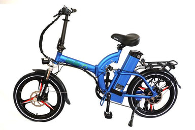 2022 Green Bike USA GB500 MAG WHEELS 20" Suspension Folding Electric Bike - Upzy.com