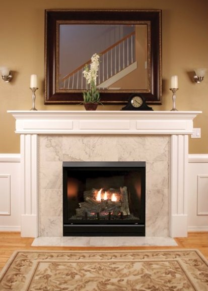 Empire Tahoe 32 inch Premium Clean-Face Direct-Vent Traditional Fireplace - DVCP32BP