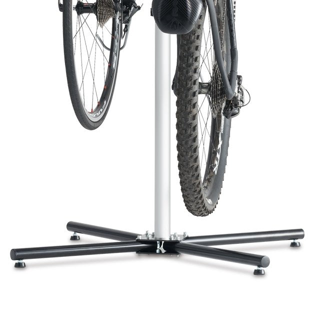 Minoura P-600AL-6S Free Standing Vertical Storage Double Bike Stand 2 Bicycles - Upzy.com