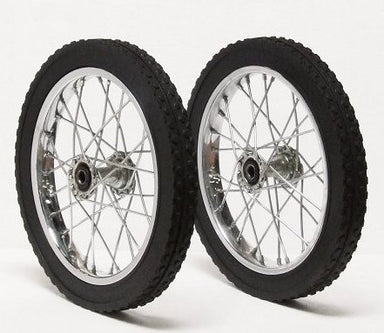 Morgan Cycle 20" Heavy Duty Solid Rubber Cart Wheel Kit 800 lb Rating, WheelHD20 - Upzy.com