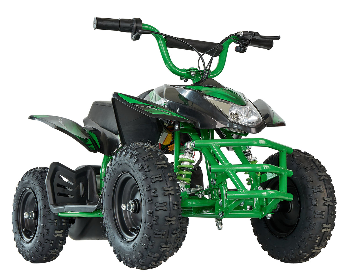 titan kids 24v green mini quad atv