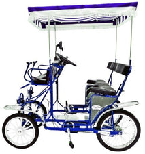 Surrey DELUXE Four Wheel 2 Pedaler 3 Adults 2 Kids Pedal Bike — Upzy.com