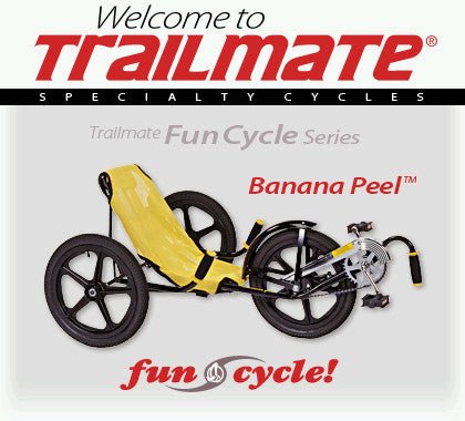 Trailmate Banana Peel 16" Kids Teen Recumbent Trike - Upzy.com