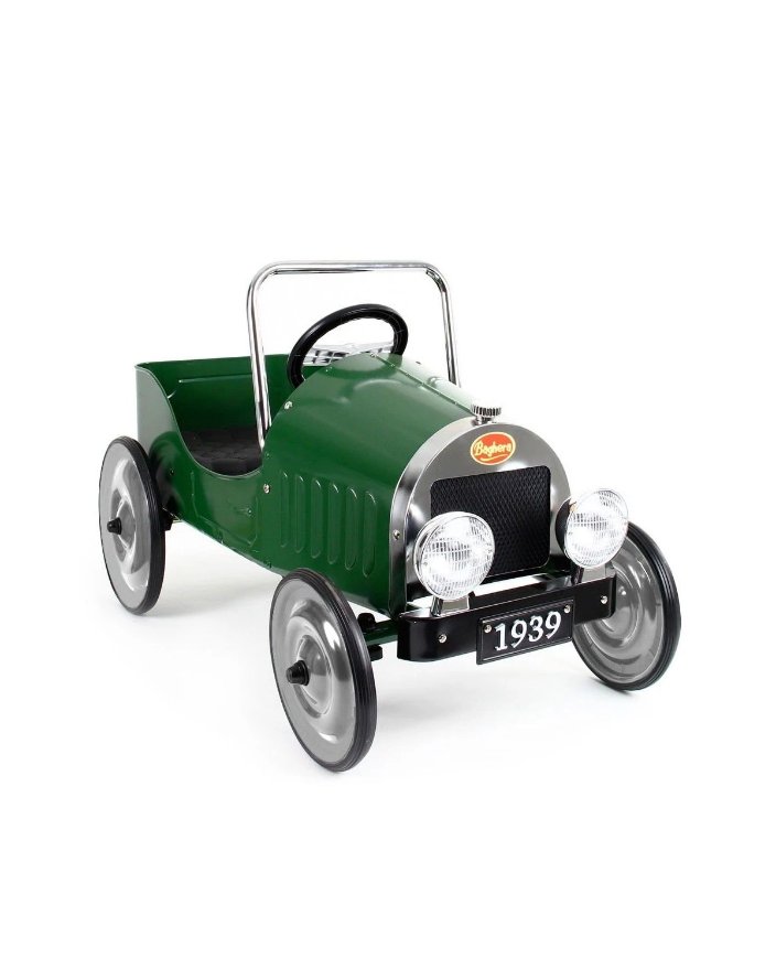 Vici Baghera Classic Vintage Ride-On Pedal Car Green